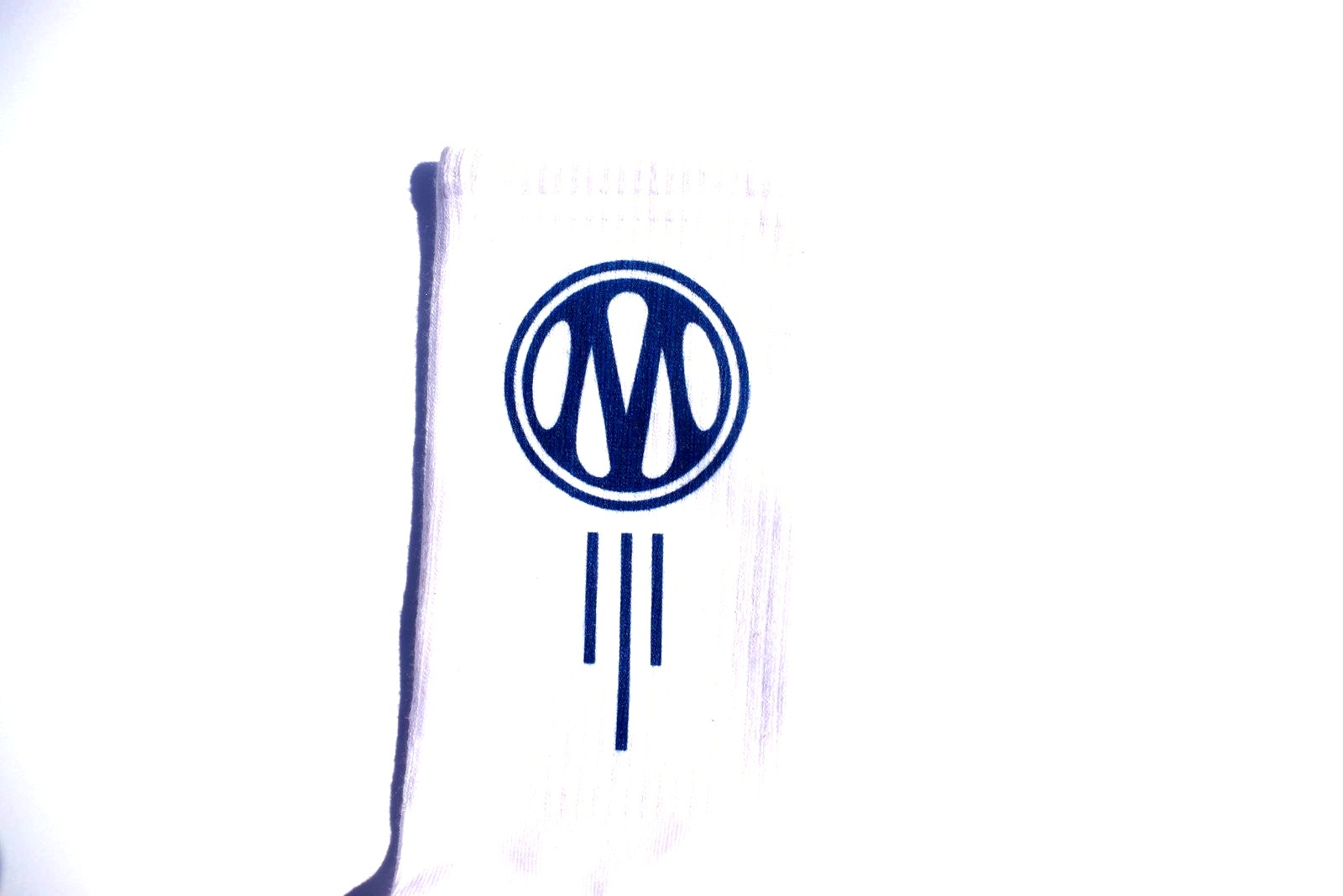 Chaussette personnalisée, logo Olympique de Marseille