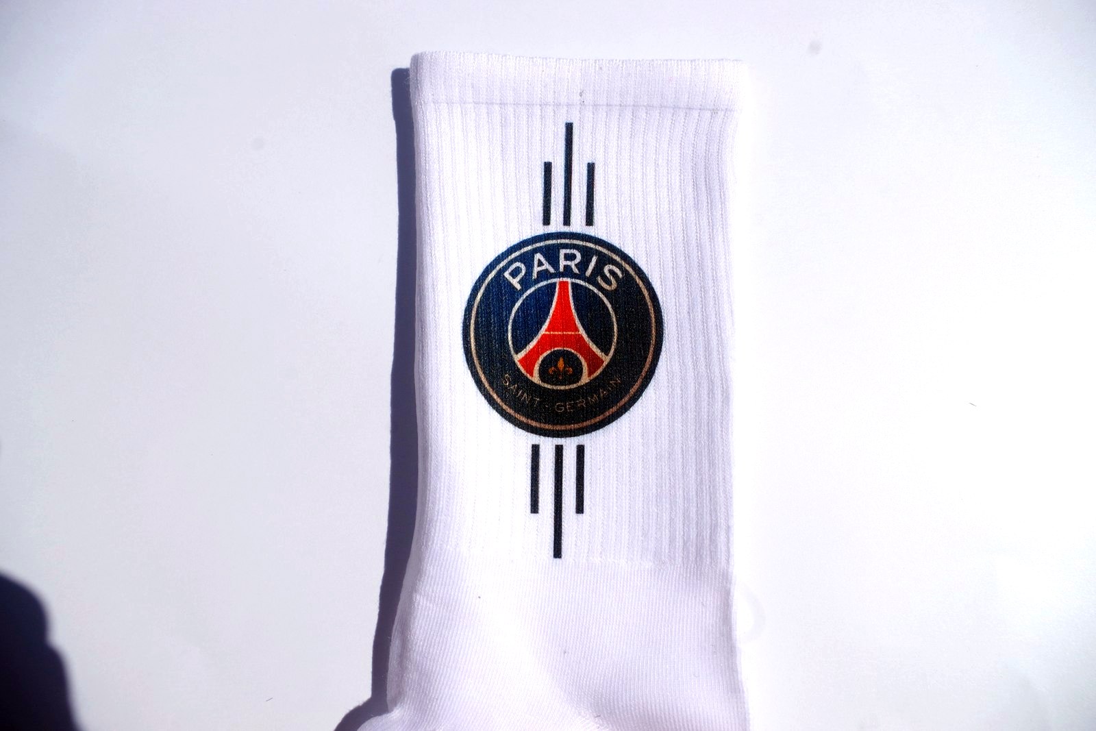 Chaussette personnalisée, logo Paris Saint-Germain